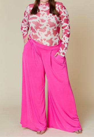 Pink Palazzo Pant